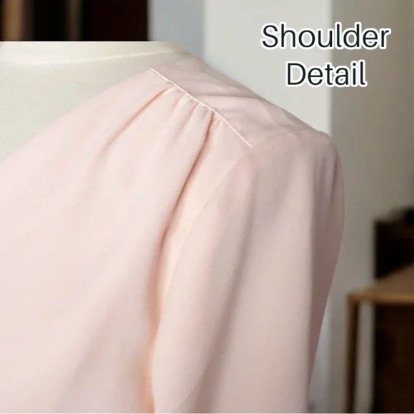 NEW J Crew 🖤 Black Label 🖤 Pink Wrap Dress – Wedding Guest, Fully Lined, Size 6 - Picture 15 of 17